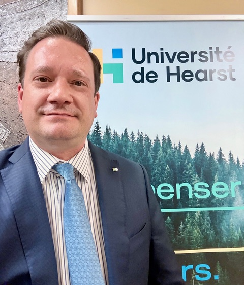 Frédéric Nickner de Timmins est nommé vice-recteur à l’enseignement et à la recherche